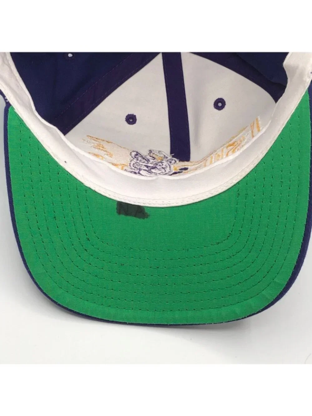 LSU Tigers Louisiana State University Annco Purple Emboirdered Snapback Hat NCAA
